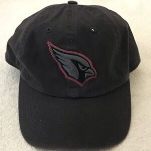 VTS for NFL Arizona Cardinals Adjustable OSFA Black Red Football Cap